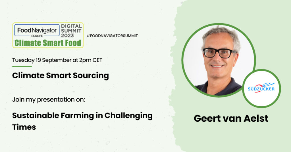 Dywizja Cukru firmy Südzucker na szczycie FoodNavigator’s Climate Smart Food Digital Summit Image