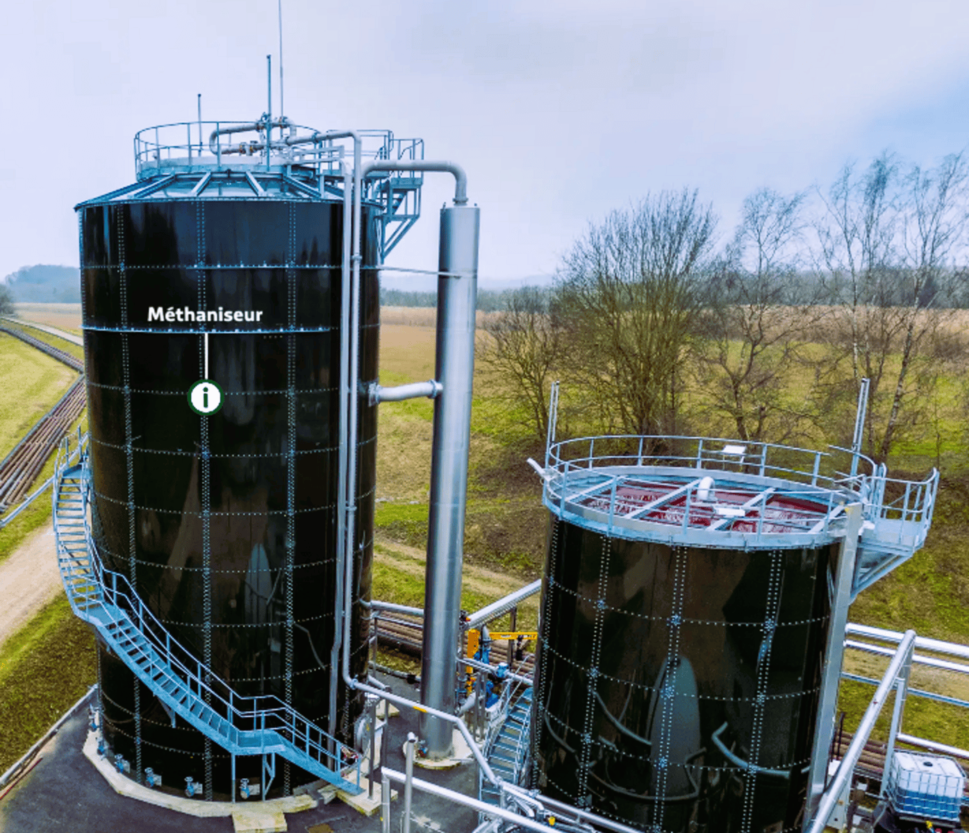 Sugar Factory Étrépagny: a large-capacity methaniser