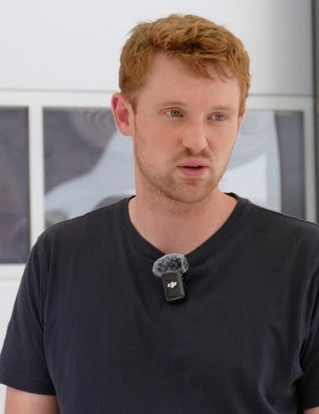 Philip Werkmann during the interview